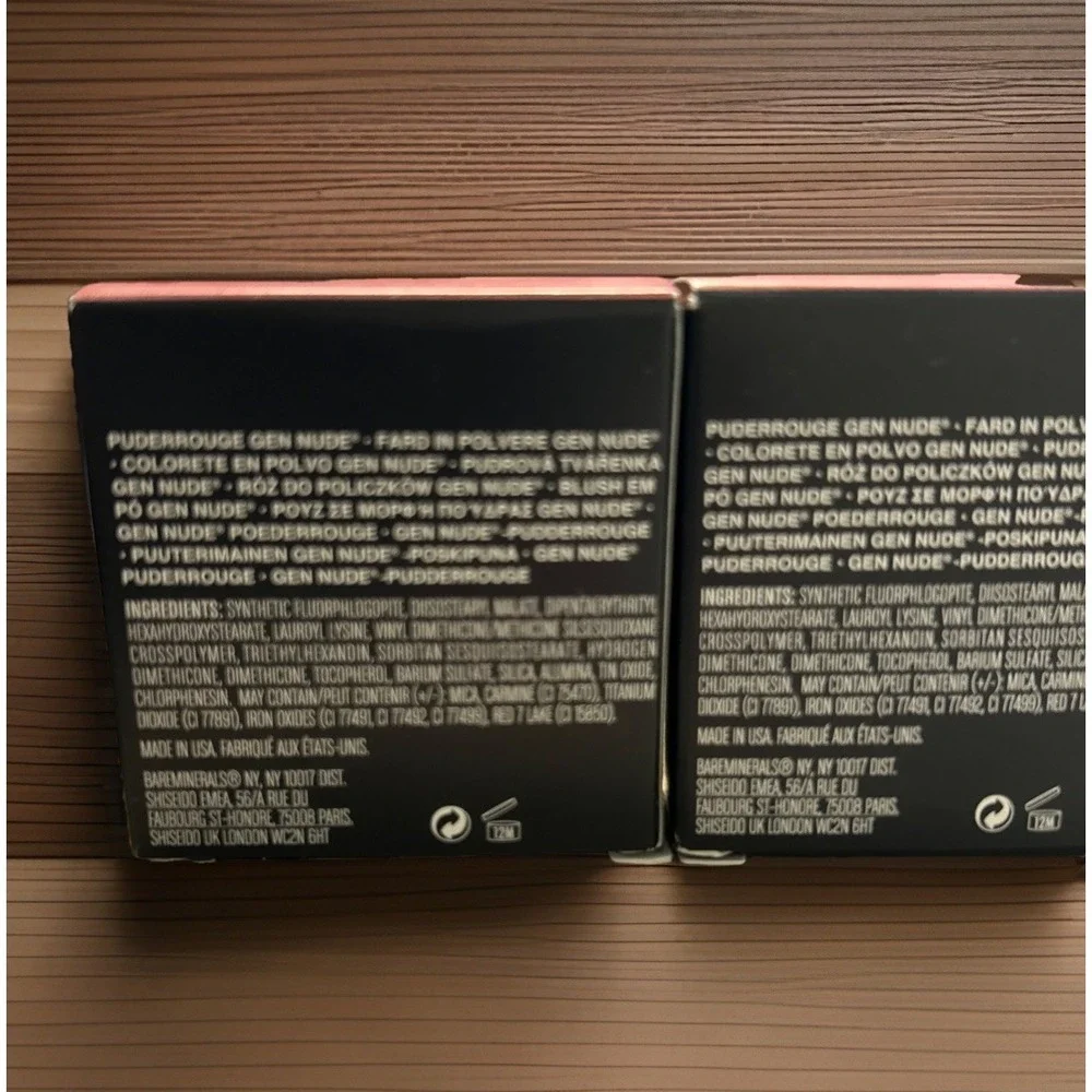 bareMinerals Gen Nude Powder Blush Call My Blush 2g / 0.07oz Lot OF Two New‎